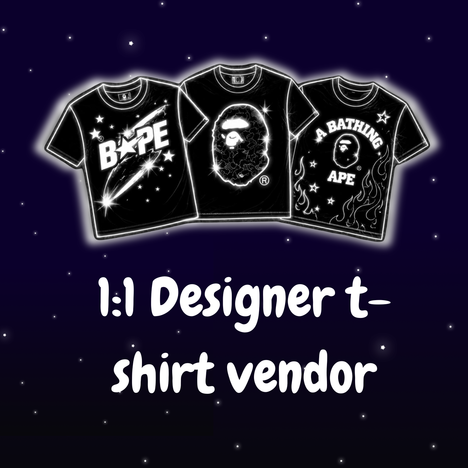 1:1 Designer T-shirt Vender